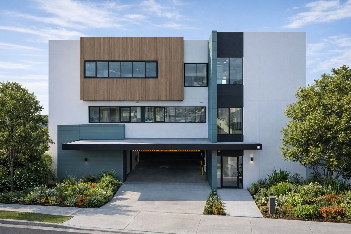 Contemporary childcare centre building